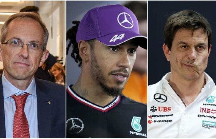 “Hamilton a l’ADN Ferrari”, le PDG Benedetto Vigna brise le silence mais Toto Wolff pique Lewis
