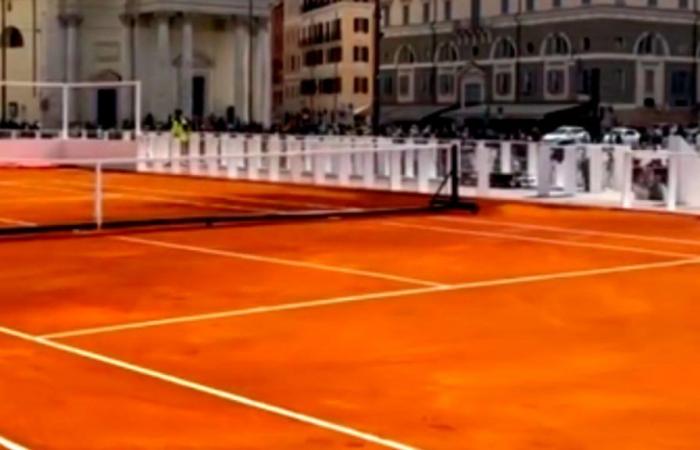 Internationaux de tennis à Rome, tout est prêt pour les matchs sur la Piazza del Popolo