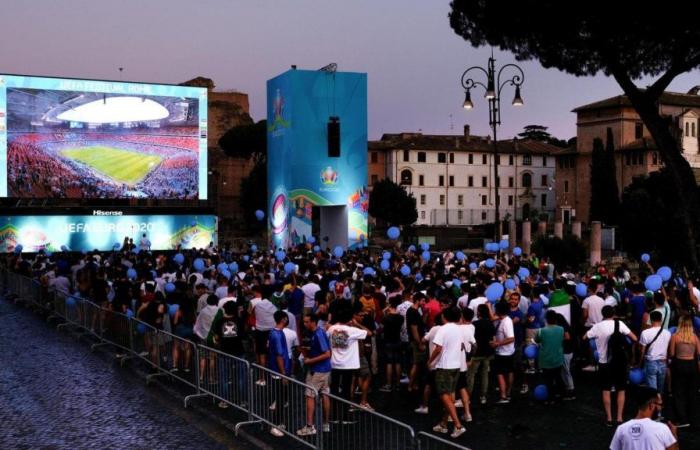 Euro 2024, grands écrans à Rome pour suivre les matchs de l’Italie : de Balduina à la Piazza Vittorio, voici où voir les Azzurri