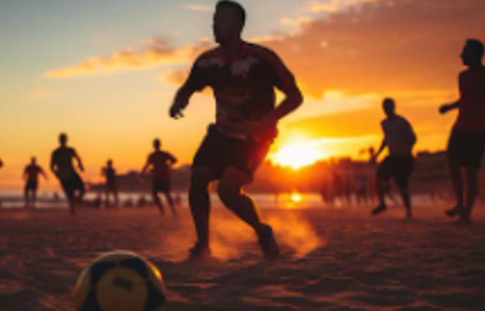 Fiumicino, 15 et 16 juin défilé des “stars” de l’International Beach Soccer Tour, le point culminant est Italie-Brésil.