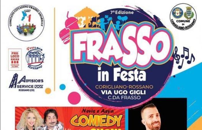 Corigliano-Rossano se concentre sur les quartiers avec “Frasso in Festa”