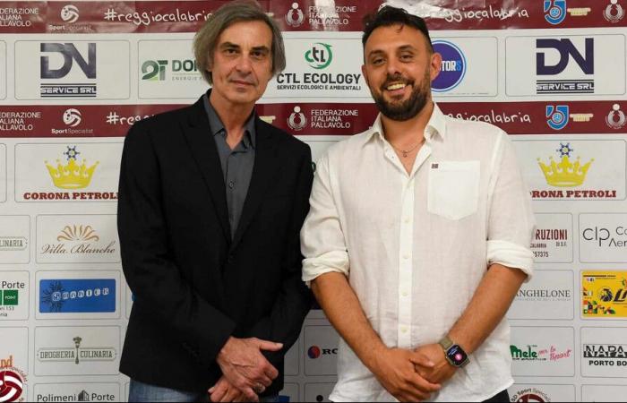 Domotek Volley Reggio Calabria présente le nouveau directeur sportif Cesare Pellegrino