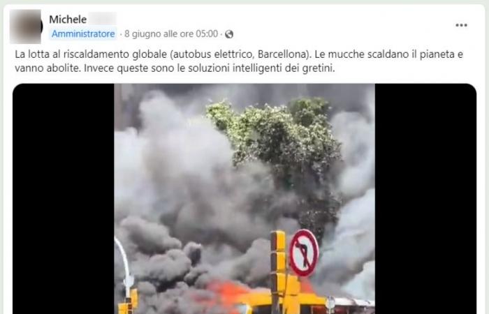 Ce bus qui a pris feu à Barcelone n’était pas électrique