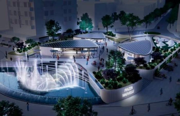 Rimini, voici la nouvelle Piazza Marvelli : elle sera prête en 2026