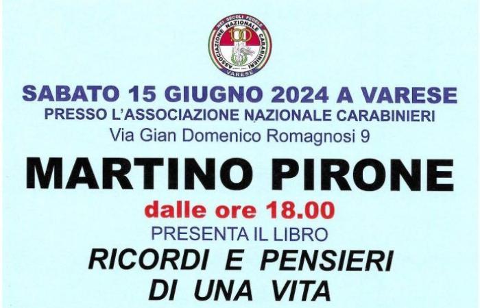 La section ANC de Varese présente « Souvenirs et pensées d’une vie » – VareseInLuce.it