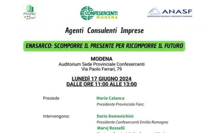 Le 17 juin, les agents de Fiarc Confesercenti Modena et les conseillers financiers d’Anasf se réunissent pour discuter d’un “New Deal” de la Fondation Enasarco
