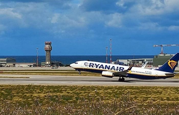 Vol Ryanair Palerme-Rome de sept heures retardé, 250 € pour les passagers