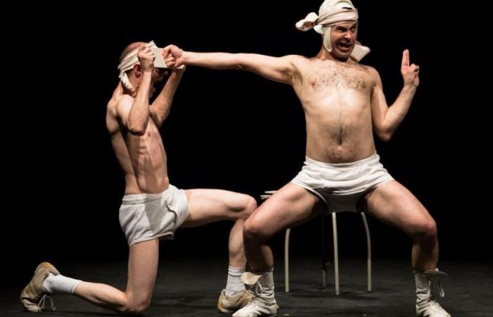 Rho, le duo Okidok présente « Slips inside » sur scène au théâtre civique De Silva