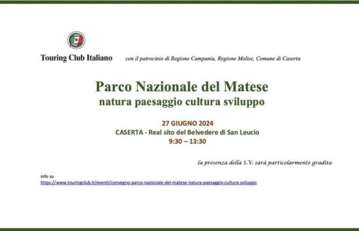 La conférence “Parc National Matese : nature, paysage, culture et développement” à Caserta