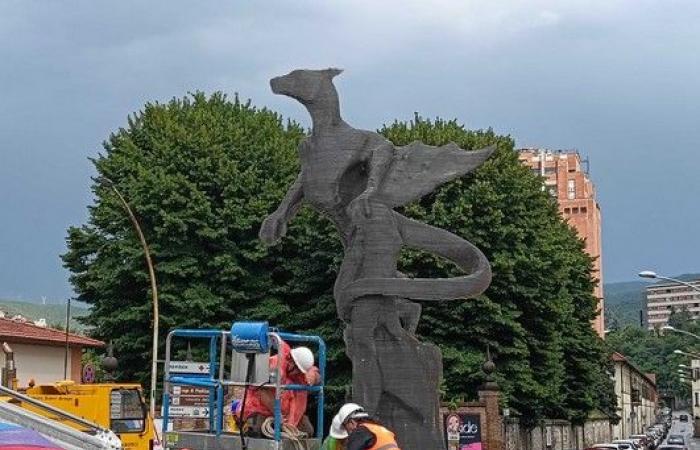 Le Thyrus de Terni est le plus grand dragon d’acier d’Italie | Le programme d’inauguration