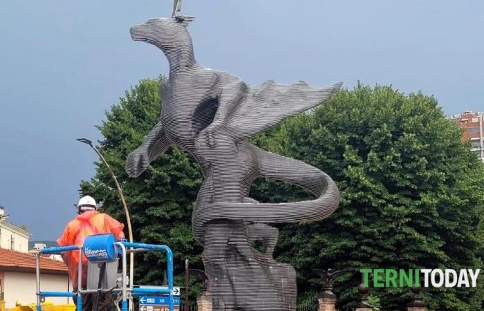 Terni, heure d’inauguration du plus grand dragon d’acier d’Italie : le programme du jour