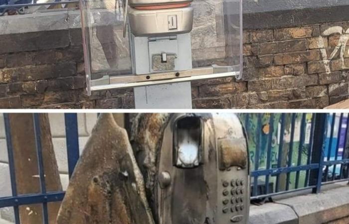 Naples, la coupole téléphonique incendiée du centre historique, symbole de dégradation, a été remplacée