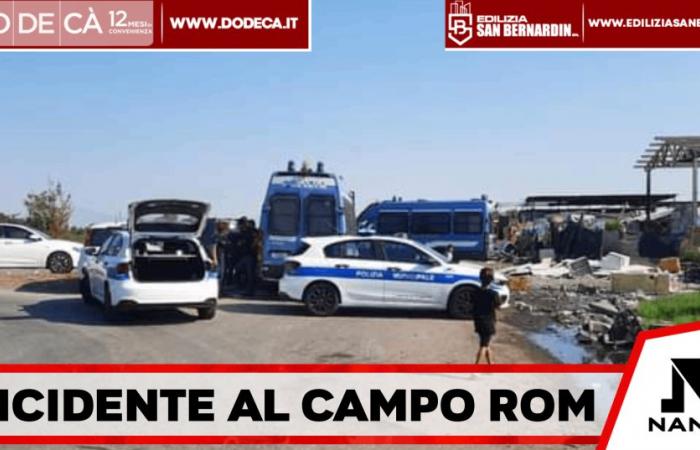 Giugliano – Contrôles au camp des Roms : un individu agacé tente d’écraser un policier, rapporte