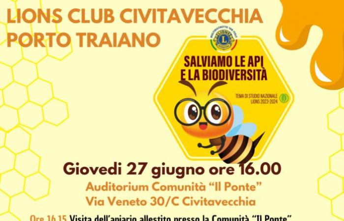 Les abeilles au centre d’une conférence organisée par le Lions Club Civitavecchia Porto Traiano en collaboration avec l’association Il Ponte