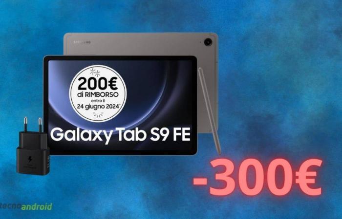 Samsung Galaxy Tab S9 FE : 300 euros de réduction FOLLE sur Amazon