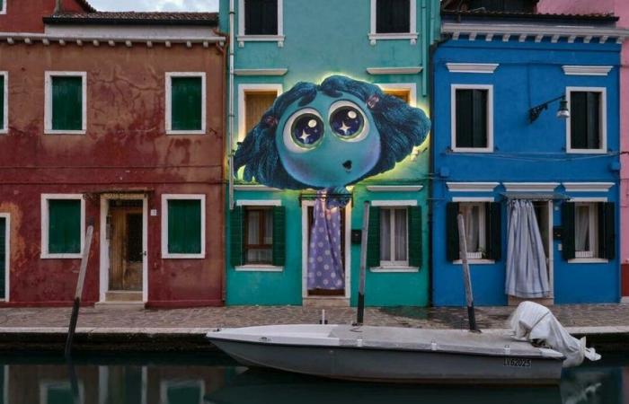 Burano, les maisons colorées deviennent des décors Disney pour la suite de “Inside Out”. Voici les “nouvelles émotions”, protagonistes du film