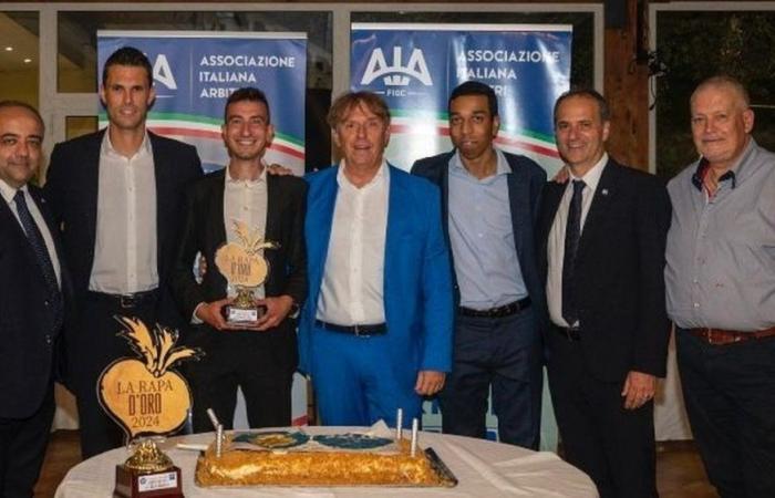Succès pour la deuxième édition du prix “La rapa d’oro” avec l’arbitre Matteo Marchetti, 8 personnes de Rieti récompensées