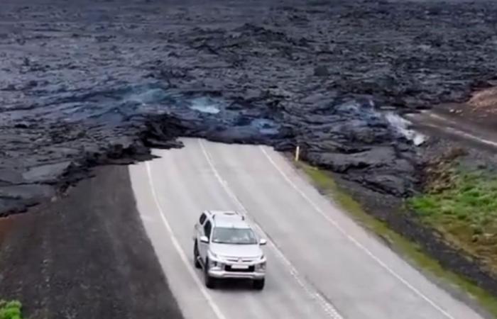 Islande, de la lave chaude engloutit les rues après l’éruption du volcan – Photos et vidéos
