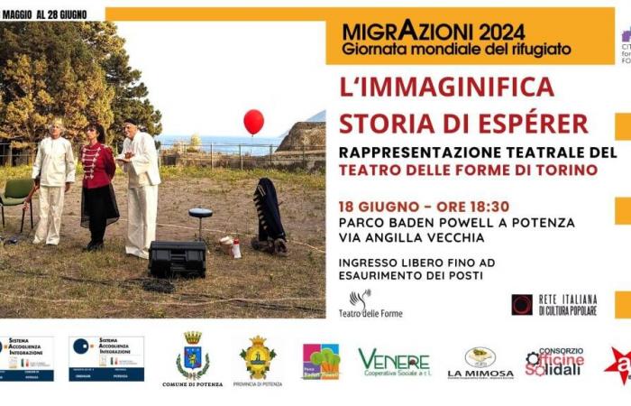 In Potenza le spectacle qui transforme le drame des migrants en utopie d’une île sans frontières