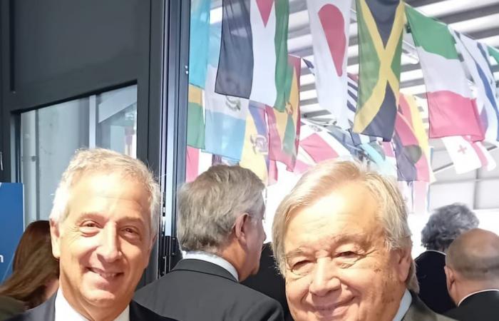 Rencontre entre Antonio Guterres, Fabio Pollice et une délégation d’UniSalento