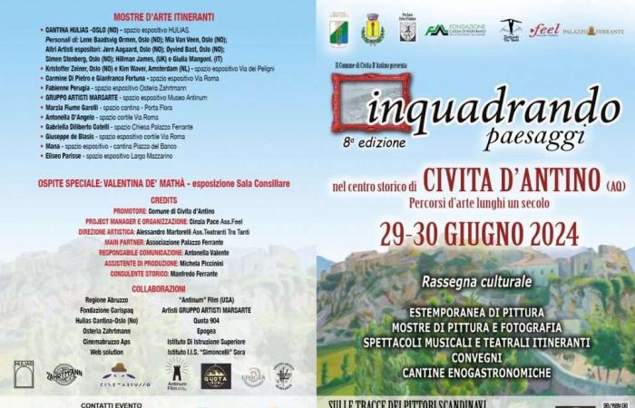 La huitième édition de « InQuadrando Paesaggi » à Civita d’Antino