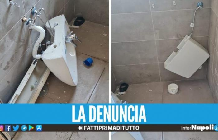 Raid de vandales à Casoria, les toilettes nouvellement installées dans le parc Michel-Ange détruites
