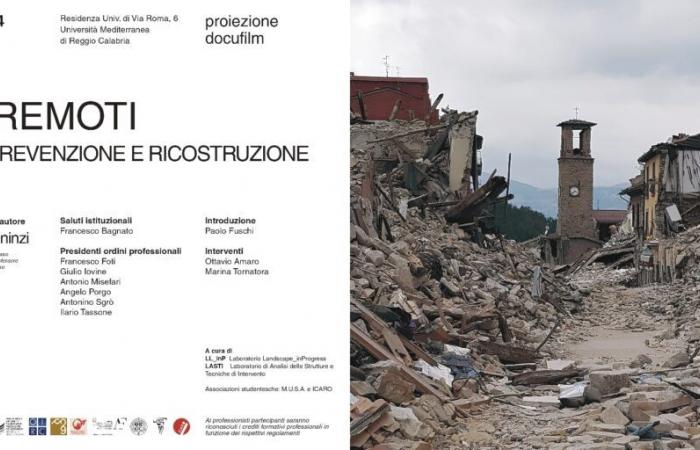 Le docufilm “Séismes : entre prévention et reconstruction” à Reggio