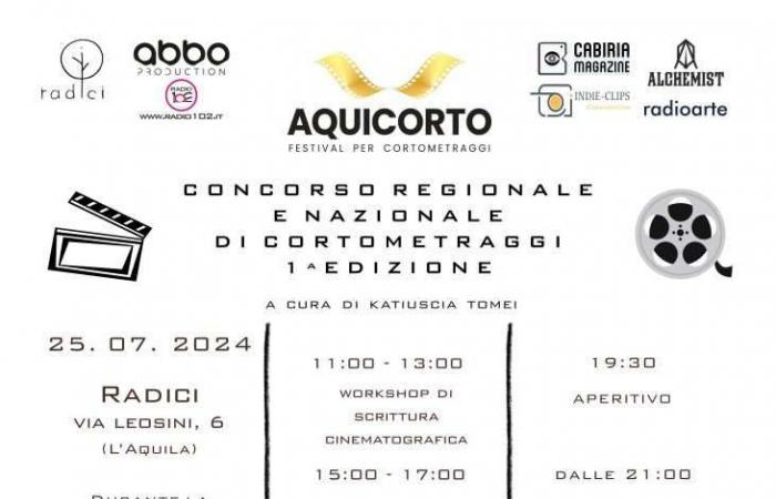 La première édition du Festival du court métrage Aquicorto à L’Aquila