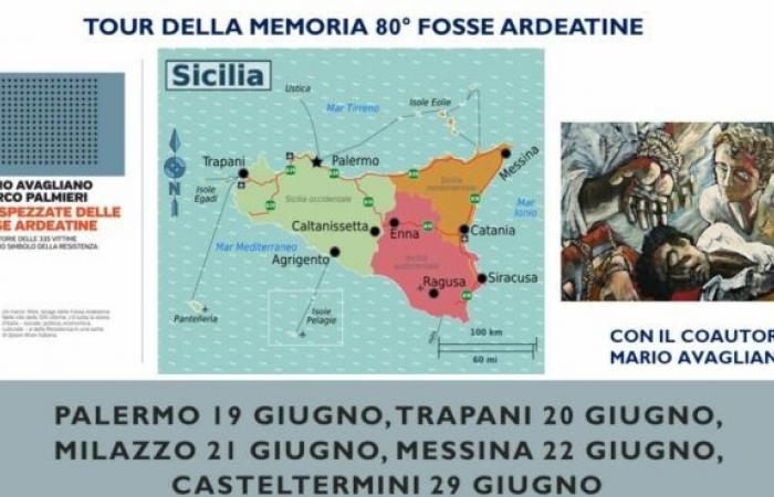 Le livre “Les vies brisées des Fosses Ardéatines” s’arrête en Sicile Agence de presse Italpress