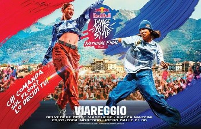Red Bull Dance Your Style arrive à Viareggio, le spectaculaire événement de danse de rue où le public est le véritable et seul juge des performances