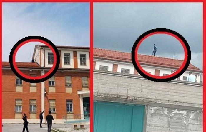 Un détenu grimpe sur le toit du Cerialdo à Cuneo et jette des tuiles sur les agents – Targatocn.it