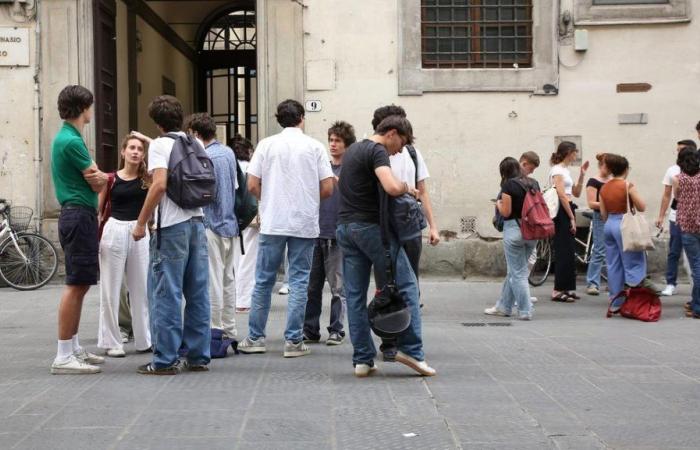 Examen de fin d’études secondaires en Toscane, le jour du deuxième examen pour 30 mille étudiants