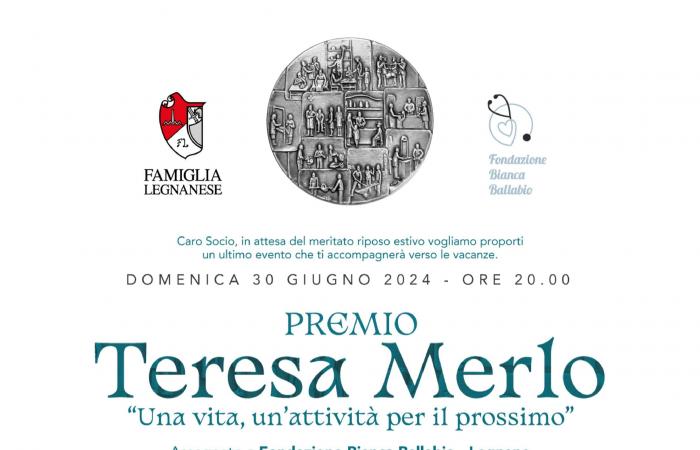« Une vie, une activité pour les autres » : le Prix Teresa Merlo à la Fondation Bianca Ballabio