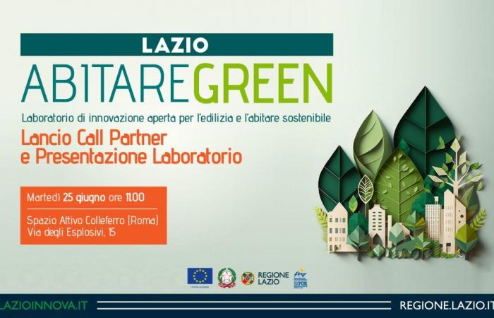 Lazio Abitare Green: le lancement de l’appel et la présentation du Laboratoire