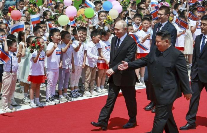 Photos de la visite de Vladimir Poutine en Corée du Nord