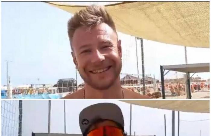 Ivan Zaytsev et Daniele Lupo, le nouveau couple du beach-volley italien, s’entraînent à Roseto