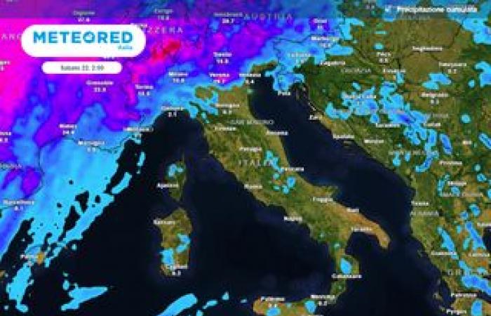 les yeux rivés sur la chute de froid qui arrive, risque d’événements extrêmes en Italie