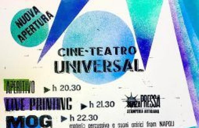 Cosenza, le 22 juin le Cineteatro Universal et la Stamperia Senza Pressa ouvrent leurs portes