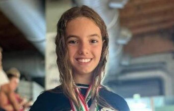 Francofonte, à 12 ans, Irene Frazzetto remporte l’or dans les équipes nationales de natation