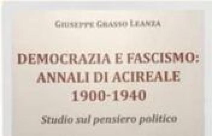 Livres / Grasso Leanza, Démocratie et fascisme : Annales de la vie politique d’Acireale