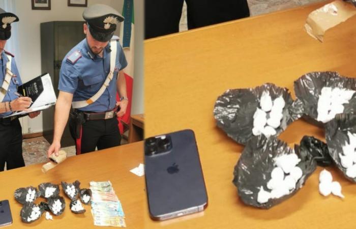 Un homme de 21 ans arrêté avec 52 grammes de cocaïne, Carabiniers de Pérouse
