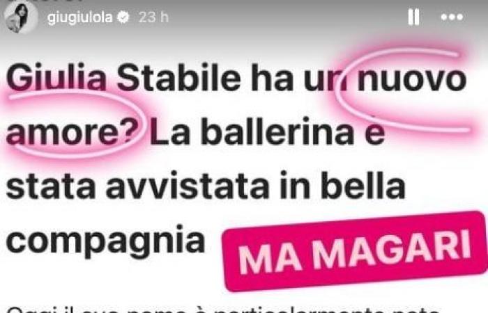 “Le nouvel amour de Giulia Stabile est Manu Rios d’Elite”, répond la danseuse Amici aux rumeurs