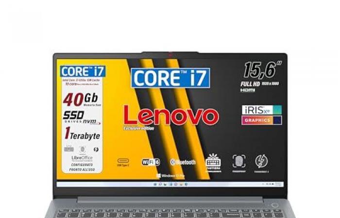 Cet ordinateur portable dispose de 40 Go de RAM, Core i7, 1 To SSD, Thunderbolt 4, c’est un Lenovo et il est en promotion à 780 € !