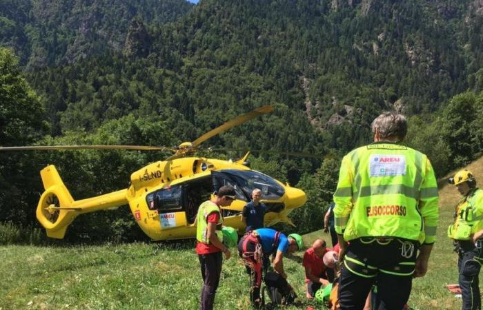 Un touriste allemand retrouvé mort dans une falaise. Peur pour une femme tombée dans les bois de Valsolda
