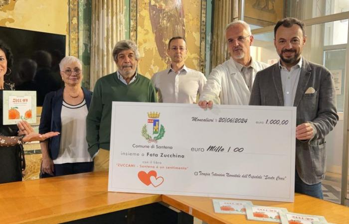 De Santena 1000 euros à l’unité de soins intensifs néonatals de l’hôpital Santa Croce de Moncalieri