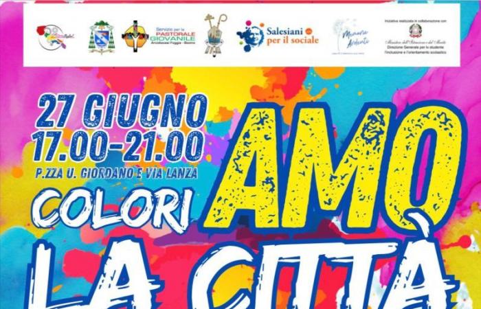« ColoriaAMO la ville », le festival diocésain d’été des enfants dans la zone piétonne de Foggia