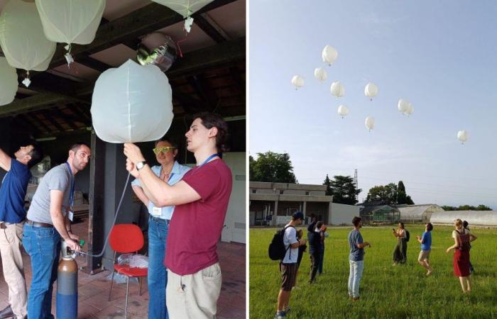 Dix ballons-sondes dans le ciel d’Udine : ils serviront à étudier les nuages ​​et les effets de la pollution