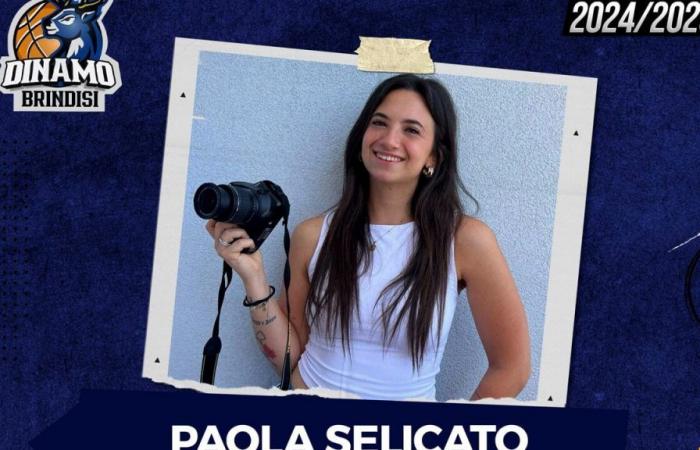 Paola Selicato sera la nouvelle photographe et responsable des médias sociaux de Brain Dinamo Brindisi