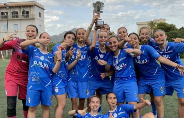 Championne régionale de football féminin des moins de 15 ans de Marsala