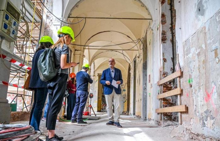 Avec l’architecte Flavio Bruna sur le maxi-chantier de la nouvelle bibliothèque de Cuneo : “Voici comment avancent les travaux à Santa Croce”